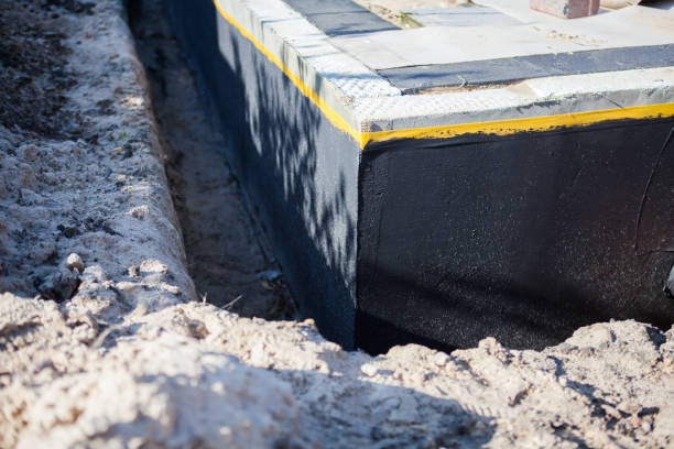 Residential Wet Basement Repair installation at a Sparta, WI home by SJ Waterproofing Pros